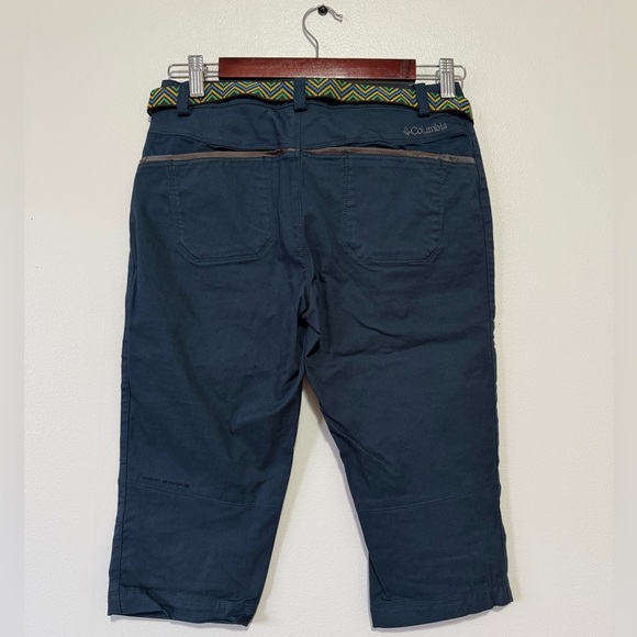 Columbia Women's Kestrel Trail II Omni-Shield Capri Pants Navy Blue Size 4 - Picture 2 of 11